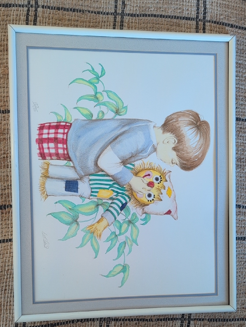 Children's Wall Art Print in Soft Pastel Colors Mary Vickers